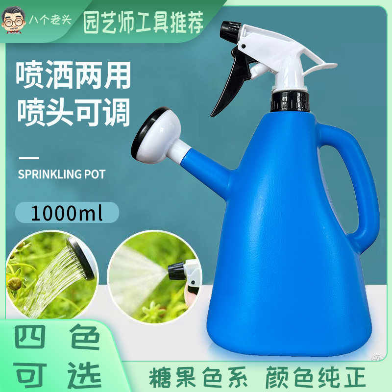 园艺浇花喷壶多肉植物瓜形喷水壶家用消毒喷壶手压式喷雾瓶洒水壶