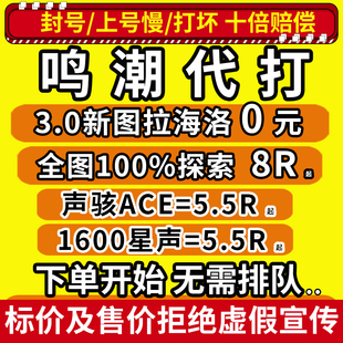 鸣潮代肝待带代打练3.0全探索度宝箱数据坞等级声骸图鉴深塔活动