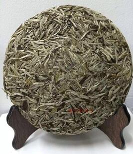 白毫银针饼 2015年福鼎白茶茶饼太姥高级明前白豪银针300克礼盒装