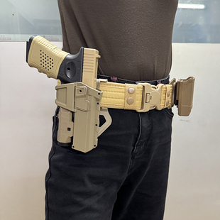 M18 1911 P320 G17可带灯下挂战术快拔套枪套格洛克乖巧虎G18C