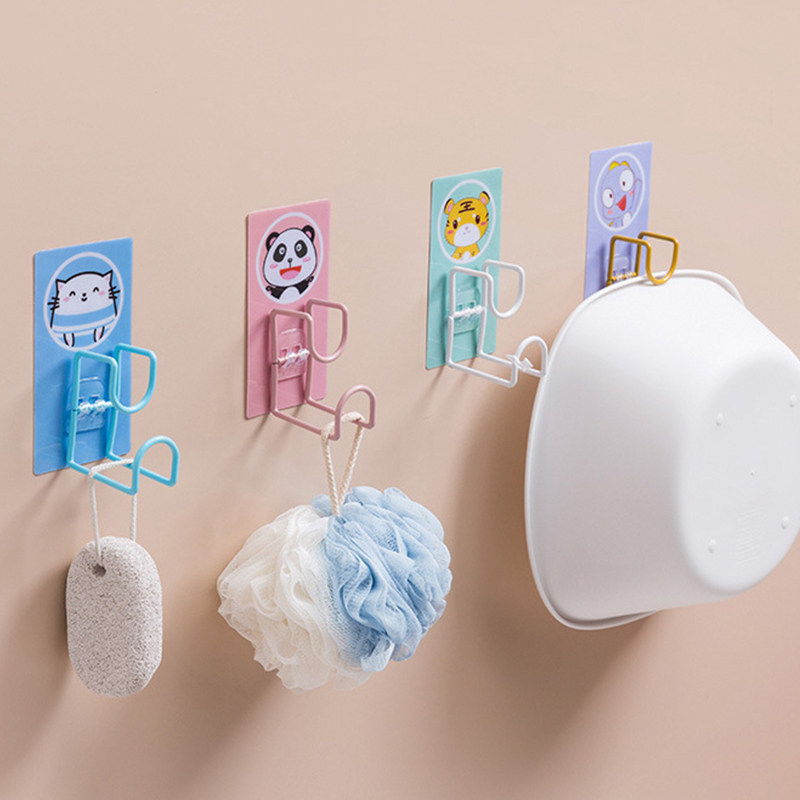 卫生间洗脸盆挂钩 挂脸盆神器 浴室卡通不锈钢脸钩盆收纳架免打孔,家庭/个人清洁工具,脸盆架,淘宝优惠券,粉丝福利购,淘宝优惠卷