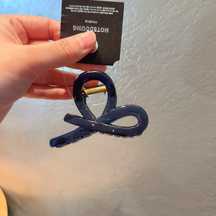 NOTEDDUNG韩国纯色中号抓夹发夹女后脑勺发量少用夹子半扎发新款