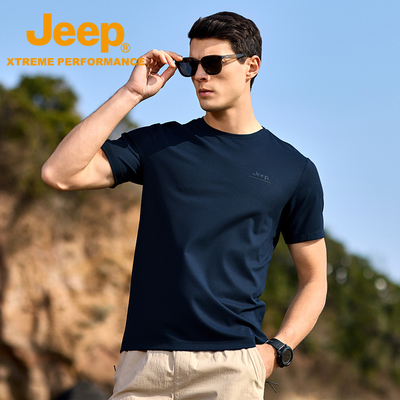 Jeep户外高端男士短袖T恤