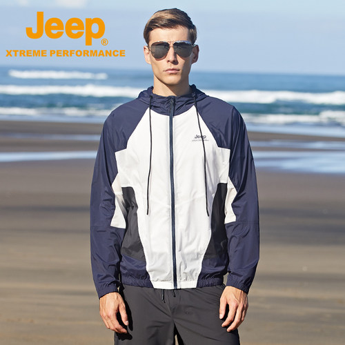 Jeep户外高端男士轻薄风衣