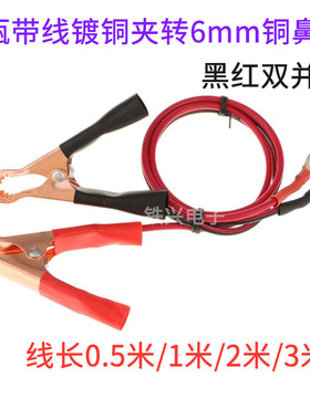 电瓶通用夹子带线转逆变器带线搭电瓶电池连接输出线通用款12/24V