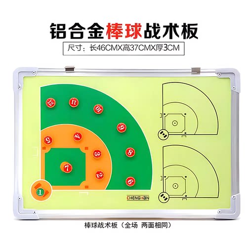 棒垒球战术板教练板比赛训练板磁性可擦拭演练空白指挥板便携全套