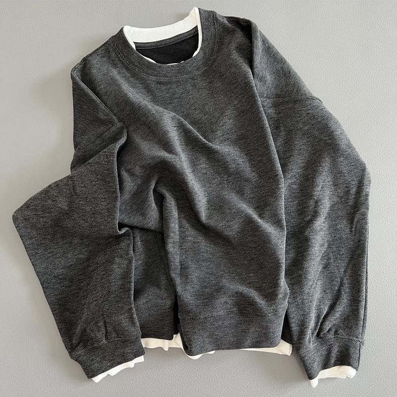 宽松版休闲风假两件卫衣