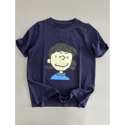 夏季小众风宽松型卡通印花短袖T