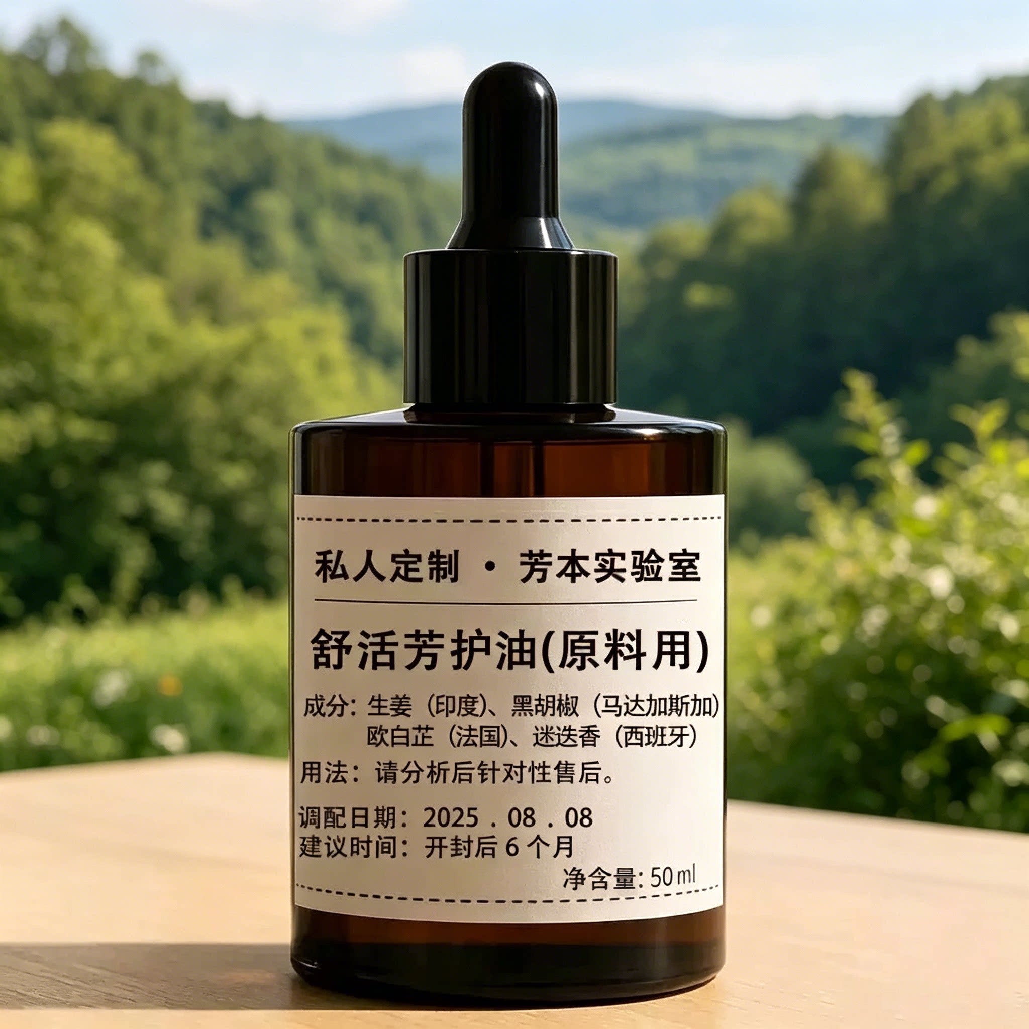 舒活芳护油精油疏通经络身体全身按摩天然芳疗级别