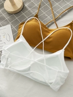 Сексуальный бюстгальтер пуш-ап, защитное белье, спортивное нижнее белье, тонкий ремешок, с открытой спиной, красивая спина