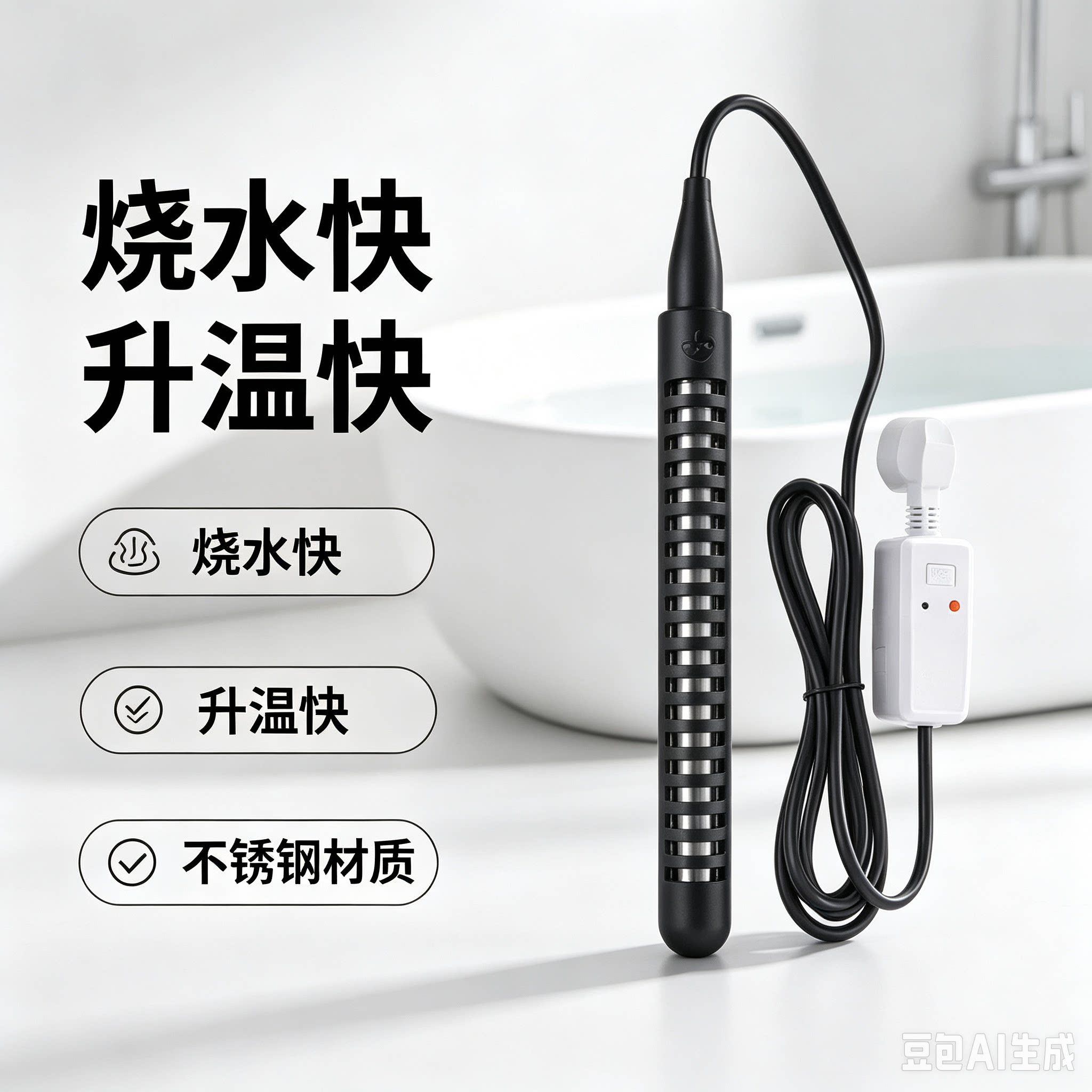 家用大功率烧水棒浴桶安全电热管