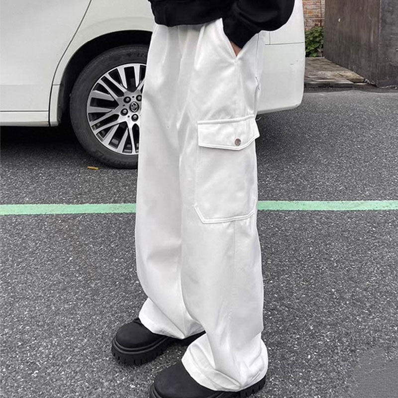 一只卷毛羊小个子cleanfit潮牌休闲重磅多口袋直筒工装裤阔腿裤,男装,休闲裤,淘宝优惠券,粉丝福利购,淘宝优惠卷