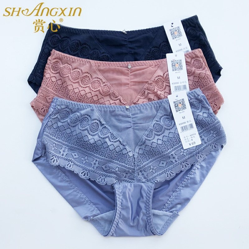 赏心正品内裤k8996三角中腰性感蕾丝小裤 3186/8996的配套底裤