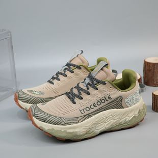 Traceable外贸透气减震情侣厚底户外登山徒步越野男女跑鞋6655
