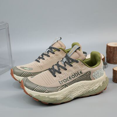 Traceable外贸透气减震情侣厚底户外登山徒步越野男女跑鞋6655