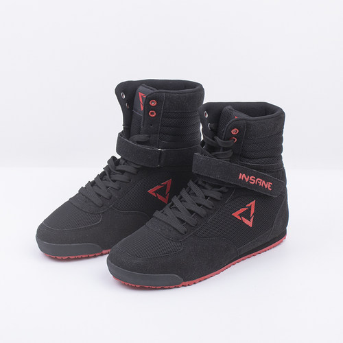 出俄罗斯外贸尾货透气武术比赛散打搏击格斗高帮摔跤训练鞋男女