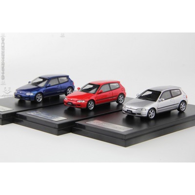 LCD 本田Honda Civic思域Type R EG6 1:64 合金汽车模型摆件 开盖