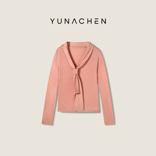 菠萝宝宝yuna【加州落日】莱赛尔绵羊毛套头针织衫XA10