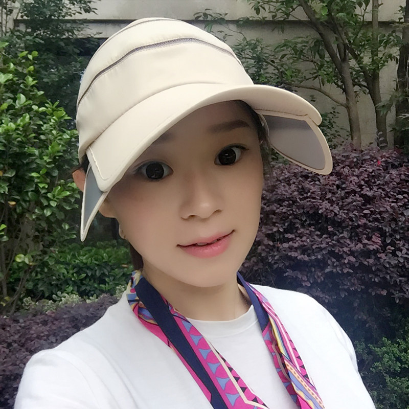 骑行防晒太阳帽青年女士专享露顶遮阳帽春夏季时尚潮韩版百搭2024