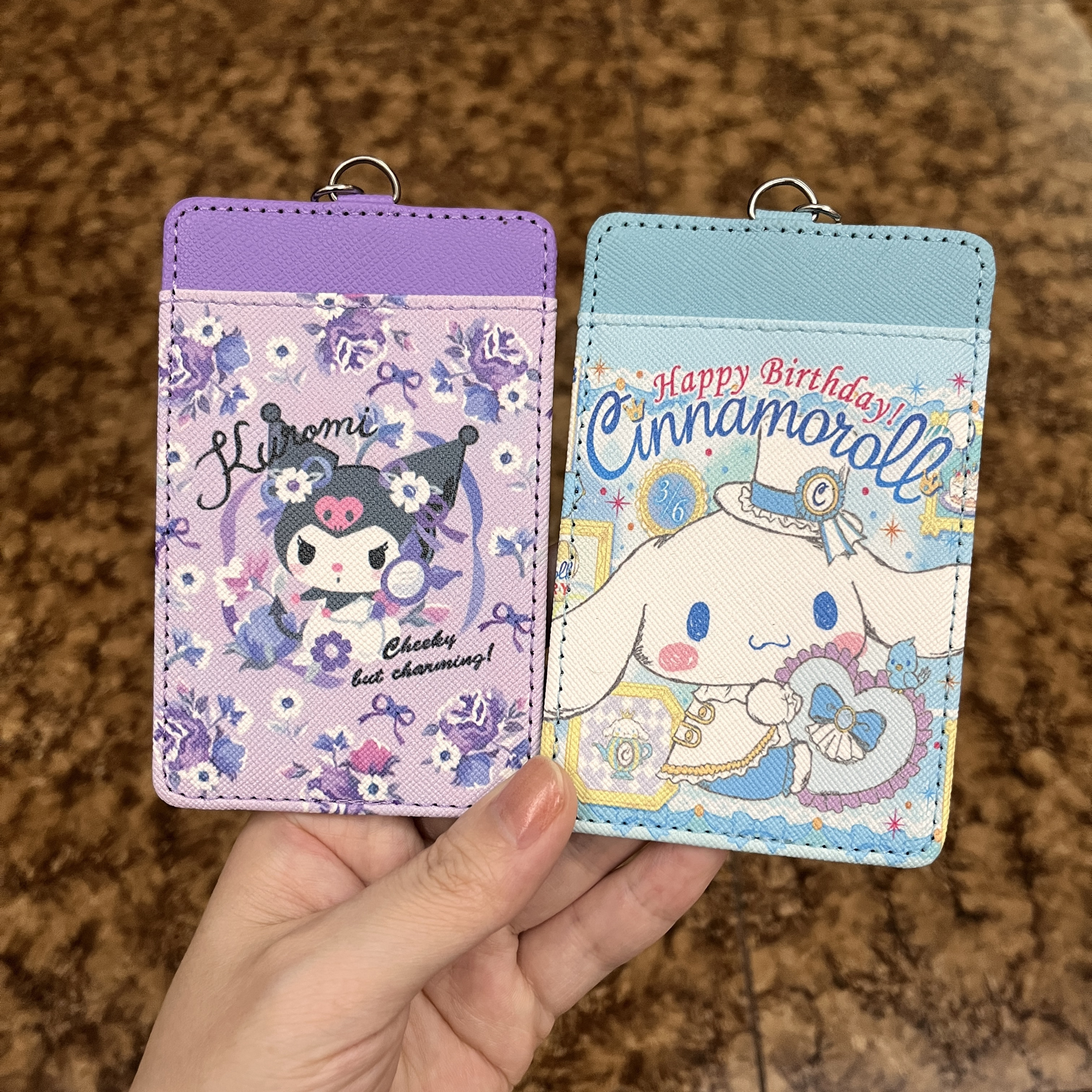 【满2个，7折】玉桂狗 库洛米 小羊皮卡丘 龙猫 竖版卡包pu