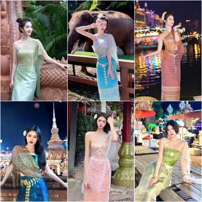 出租傣族服装女西双版纳民族服