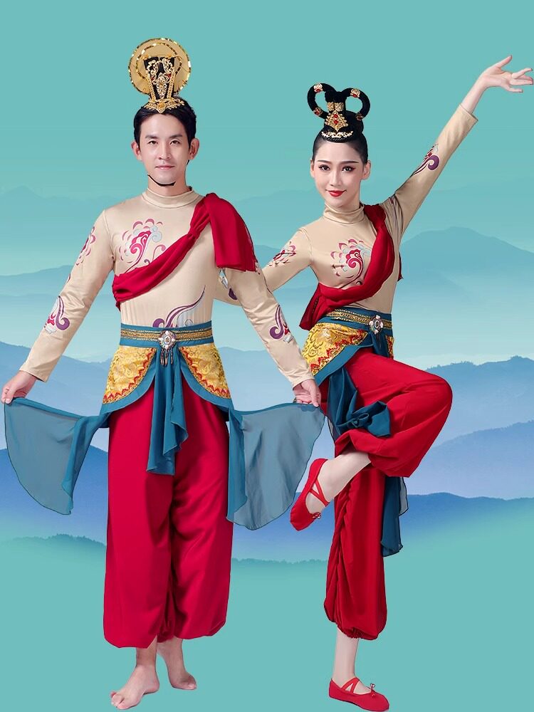 古典舞敦煌飞天舞蹈服异域民族图片