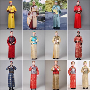 出租清朝古装男装贝勒阿哥装古代宫廷太子演出服王爷服饰汉服租赁