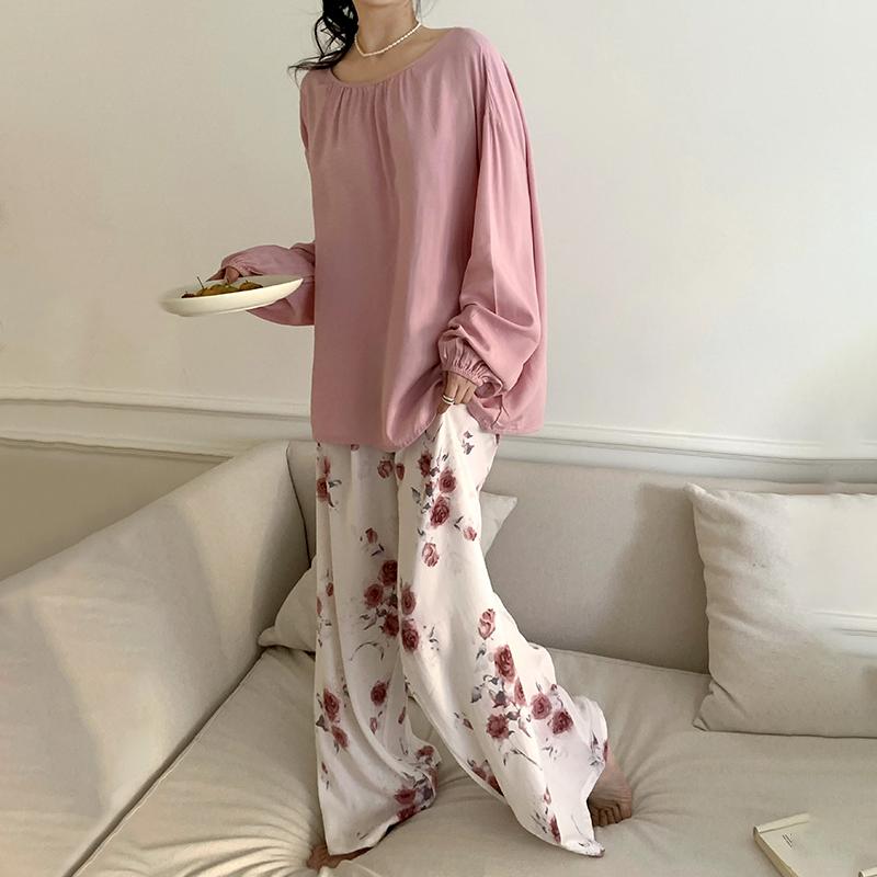 2025新款棉绸甜美少女睡衣套装