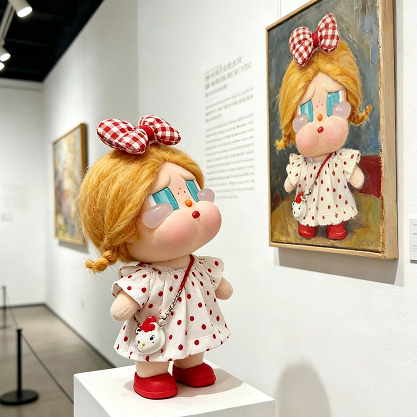 【仅娃衣】CRYBABY系列搪胶公仔换装娃衣红色波点百搭哭娃衣套装