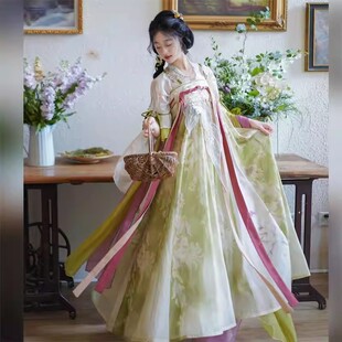 仙气吊带裙绣花三色显瘦日常出游款 国风汉服 流光殿春 2026春款
