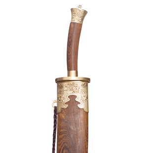 杨氏太极刀 厚铜装不锈钢武术单刀武术刀 软刀 练习刀剑未开刃