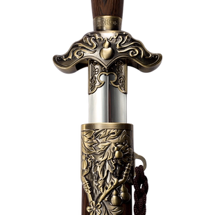 龙泉杨氏太极剑不锈钢男女晨练双龙剑 武术剑健身剑比赛剑未开刃