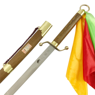 太极刀杨氏龙泉不锈钢太极武术刀 软刀 陈式太极刀 刀剑未开刃