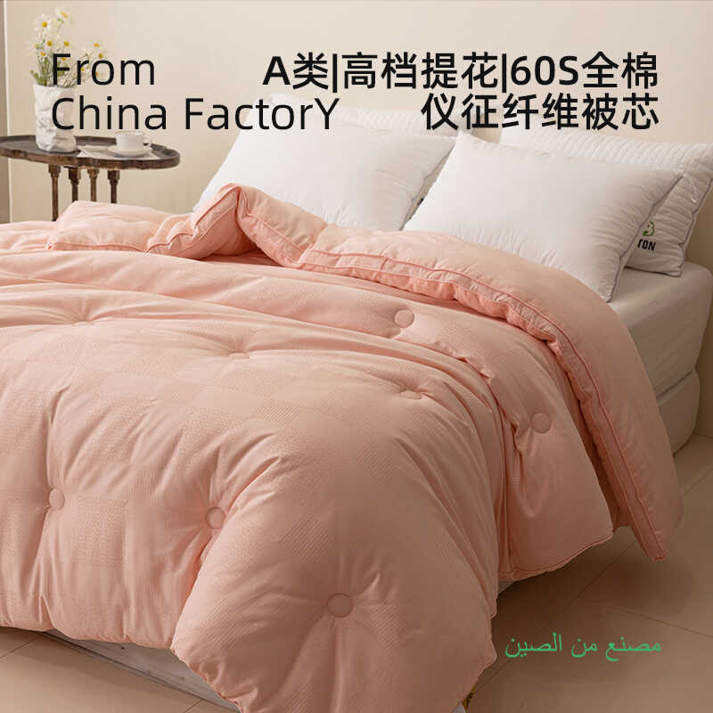 A类纯棉春秋被子被芯单人空调被四季冬被加厚保暖被褥二合一子母