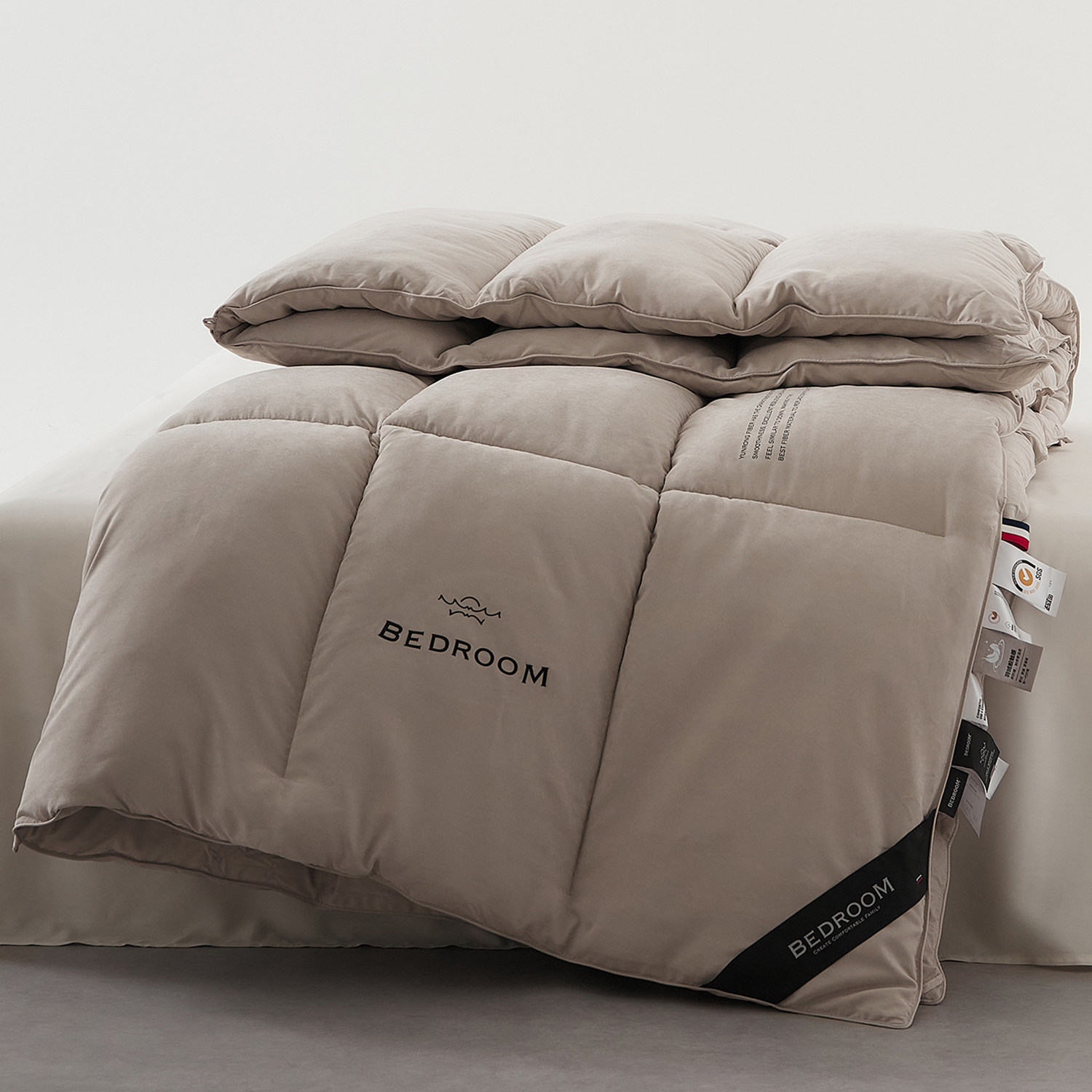 法式奶油风化纤被成人通用春秋冬三季抗菌耐用被子,床上用品,化纤被,淘宝优惠券,粉丝福利购,淘宝优惠卷