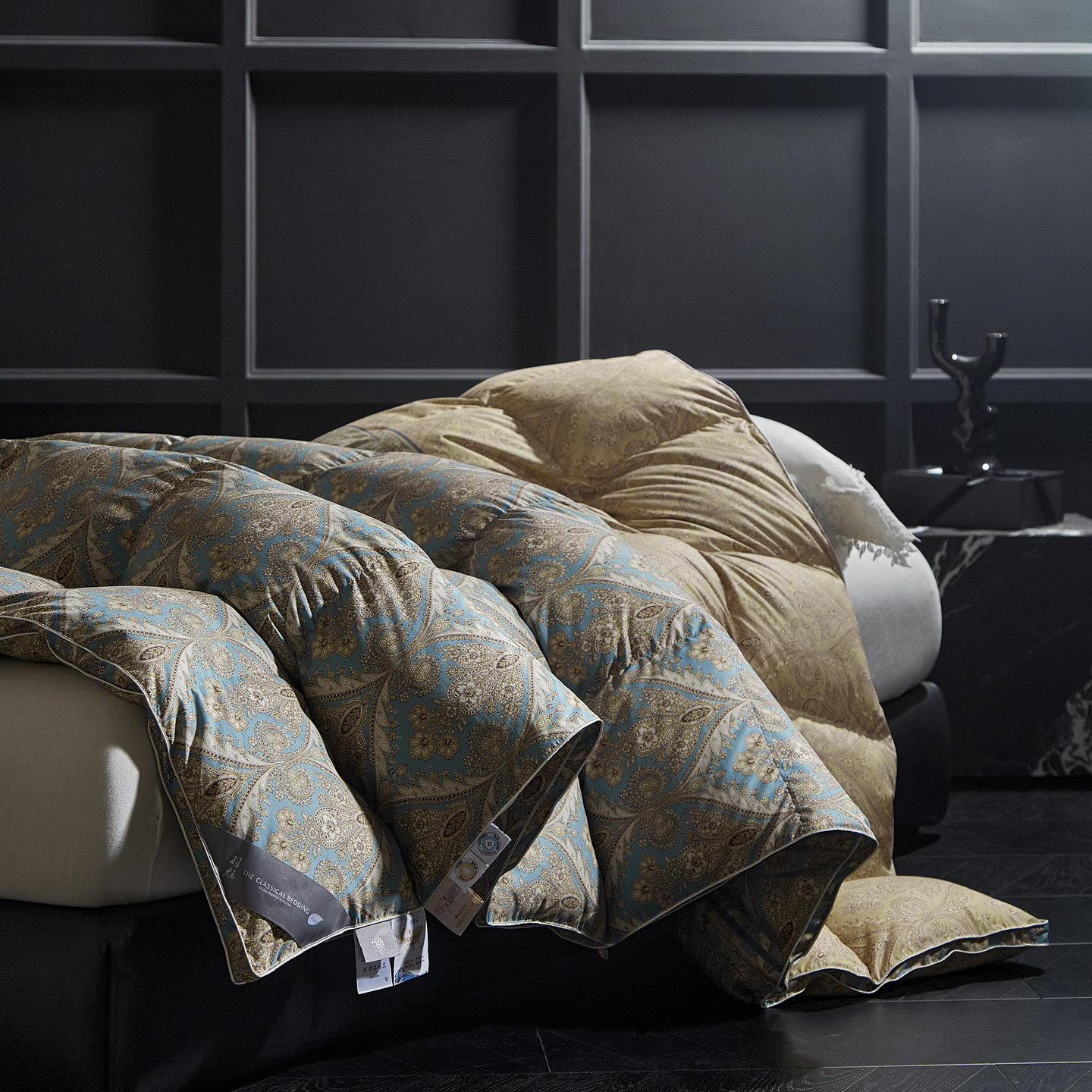 民族风时尚羽绒被95白鹅绒星级酒店大被芯古典冬被子加厚保暖双人,床上用品,羽绒/羽毛被,淘宝优惠券,粉丝福利购,淘宝优惠卷