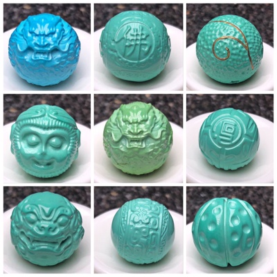 铁线绿松石菜籽黄单珠12/18/20