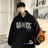 加绒加厚重磅欧美式hiphop嘻哈潮牌印花连帽卫衣外套W581-P50，男装卫衣，电商A486