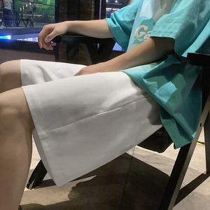 k131-P30 高品质 冰丝爽滑面料 潮流宽松五分裤薄款垂感休闲短裤图片