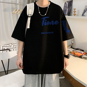 220克重磅美式潮牌宽松短袖t恤T950-P28  直播供应280克高品质P35图片