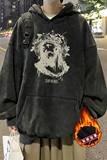 欧美hiphop连帽卫衣男春秋季高级感潮牌街头美式复古重磅套头外套，男装卫衣，电商A486