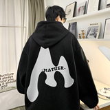 重磅华棉2023春装美式潮牌卡通宽松连帽卫衣外套W651-P50，男装卫衣，电商A486