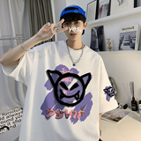数据超好抖音重磅210克棉潮牌印花宽松短袖t恤T511-P25，男装T恤，电商A486