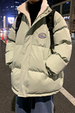 2021港风冬装ins潮宽松休闲加绒加厚立领棉衣外套W151-P118，男装棉衣，电商A486