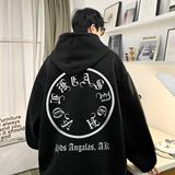 重磅华棉2023春装美式潮牌印花宽松连帽卫衣外套W550-P55，男装卫衣，电商A486
