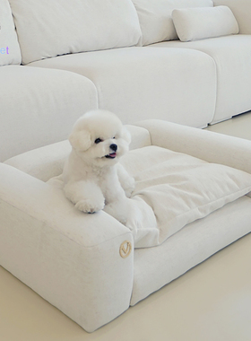 「Lazy Pet」韩国VANTE宠物猫狗舒适防水保护脊椎亚麻沙发宠物床
