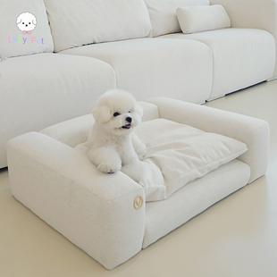 「Lazy Pet」韩国VANTE宠物猫狗舒适防水保护脊椎亚麻沙发宠物床