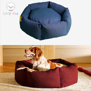 「Lazy Pet」韩国Kanto宠物可拆洗内垫坚固耐磨边框舒适猫狗窝