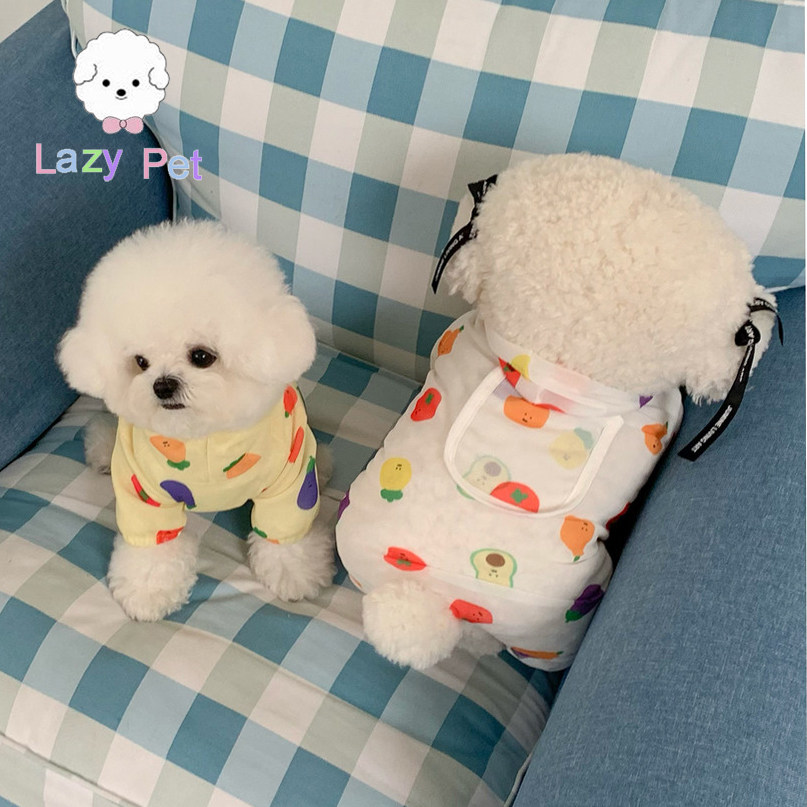 「Lazy Pet」韩国代购宠物夏季网纱透气凉爽防蚊虫冰袋连帽四脚衣