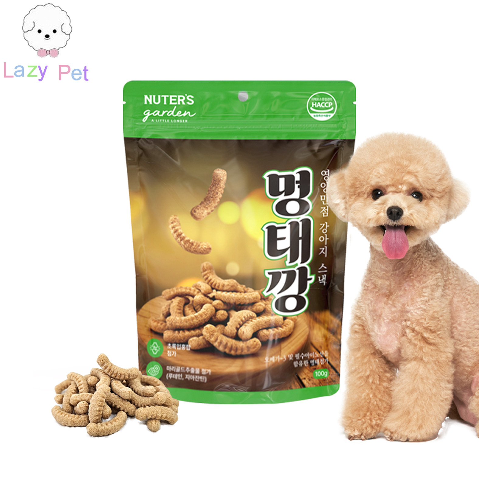 「Lazy Pet」韩国nuters garden宠物明太鱼无添加护眼训练零食,宠物/宠物食品及用品,狗饼干,淘宝优惠券,粉丝福利购,淘宝优惠卷